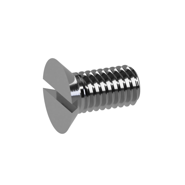 1000 Edelstahl V2A Schlitz Senkschrauben DIN 963 A2 M2,5x4
