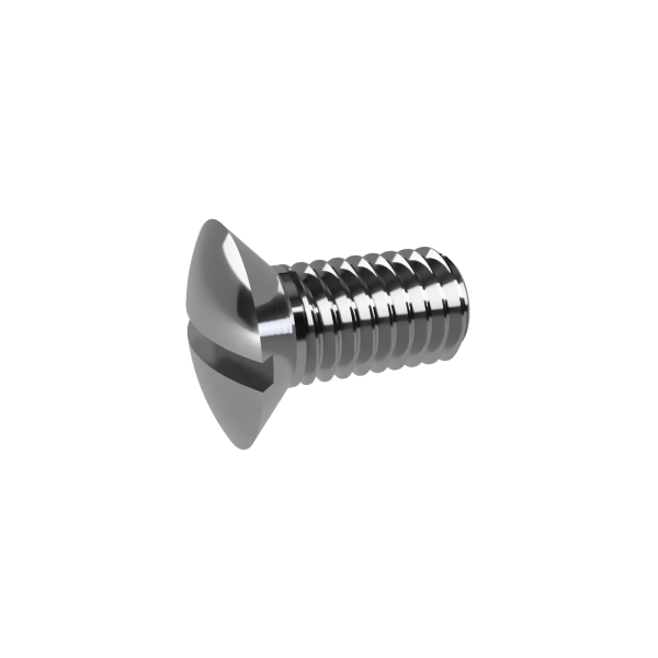1000 Edelstahl V4A Schlitz Linsensenkschrauben DIN 964 A4 M3x6