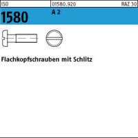 200 Flachkopfschrauben ISO 1580 A2 M6x12 V2A Edelstahl