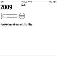 1000 Senkschrauben ISO 2009 4.8 M4x45