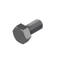 50 Sechskantschrauben DIN 933 8.8 U feuerverzinkt M16x30