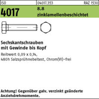 50 Sechskantschrauben ISO 4017 8.8...