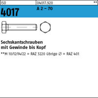 25 Edelstahl V2A Sechskantschrauben ISO 4017 A2 - 70 M18x50