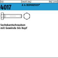 10 Sechskantschrauben ISO 4017 A4 BUMAX109 M20x80 A4-109 Niro Edelstahl