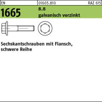 200 Sechskantschrauben EN 1665 8.8 M10x25 verzinkt