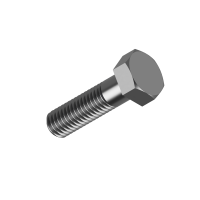 1 Sechskantschrauben ISO 4014 8.8 verzinkt M20x460