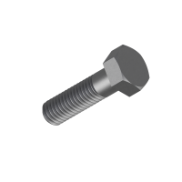 100 Sechskantschrauben ISO 4014 8.8 U M12x50 feuerverzinkt tZn