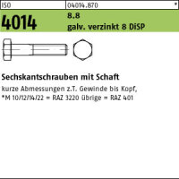 100 Sechskantschrauben ISO 4014 8.8 DiSP M10x45