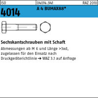 10 Sechskantschrauben ISO 4014 A4 BUMAX88 M27x120 A4 - 88...