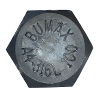 25 Sechskantschrauben ISO 4014 A4 BUMAX109 M12x55 A4-109 Niro Edelstahl