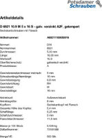 500 Sechskant Flanschschrauben DIN 6921 10.9 verzinkt M5x16