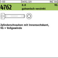 500 Innensechskant Zylinderkopfschrauben ISO 4762 8.8...