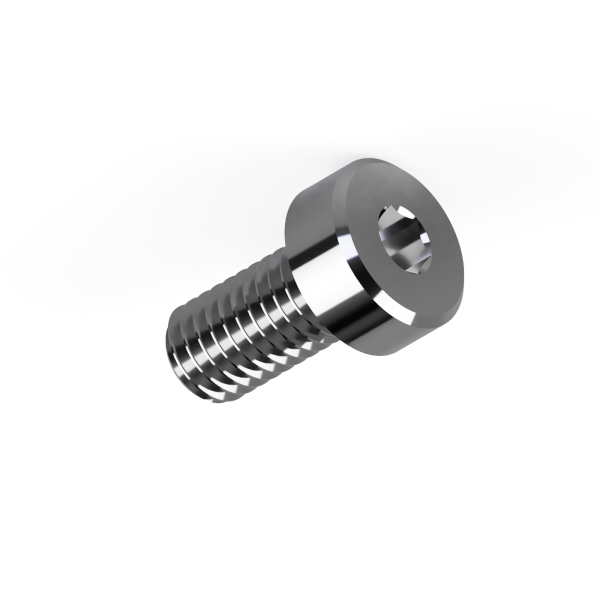 50 Edelstahl V4A Innensechskant Zylinderschrauben niedrig DIN 6912 A4 M12x20