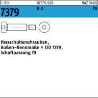 50 Pass Schulterschrauben ISO 7379 A2 10 f9 M8x20 AISI...