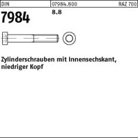 200 Innensechskant Zylinderkopfschrauben niedrig DIN 7984...