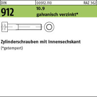 25 Innensechskant Zylinderkopfschrauben DIN 912 10.9...