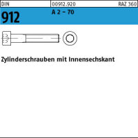 25 Edelstahl V2A Innensechskant Zylinderkopfschrauben DIN...