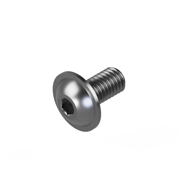500 Innensechskant Linsenflanschschrauben ISO 7380 -2 10.9 verzinkt M4x25