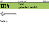 500 Splinte ISO 1234 verzinkt 3,2x10