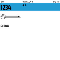 100 Edelstahl V4A Splinte ISO 1234 A4 3,2x36