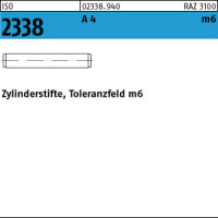 25 Edelstahl V4A Zylinderstifte ISO 2338 A4 4 m6 x 20