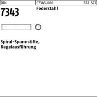 500 Spiral Spannstifte DIN 7343 Federstahl 4x26