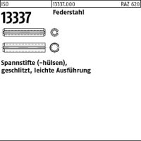 25 Spannstifte Spannhülsen ISO 13337 Federstahl 21x50