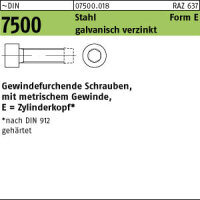 250 Gewindefurchende Schrauben DIN 7500 St. gehärtet...