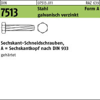 1000 Gewinde Schneidschrauben DIN 7513 Stahl A M5x10...