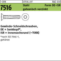 1000 Gewinde Schneidschrauben DIN 7516 Stahl DE M4x20 TX...