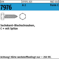 1000 Blechschrauben DIN 7976 A2 2,9x13 -C V2A Edelstahl