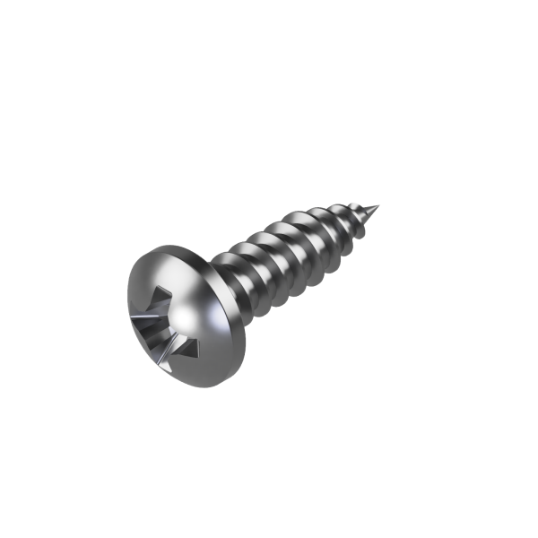 500 Linsenkopf Blechschrauben DIN 7981 verzinkt 3,9x32 -C-H