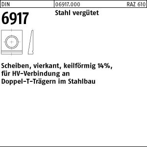 1 Scheiben DIN 6917 C 45 / ÃœH 25 Stahl