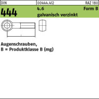 50 Augenschrauben DIN 444 4.6 verzinkt BM6x35