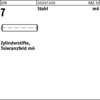 25 Zylinderstifte DIN 7 Stahl 14 m6  x 120
