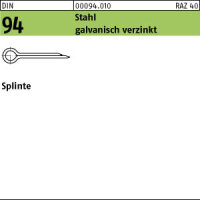 500 Splinte DIN 94 verzinkt 2,5x10